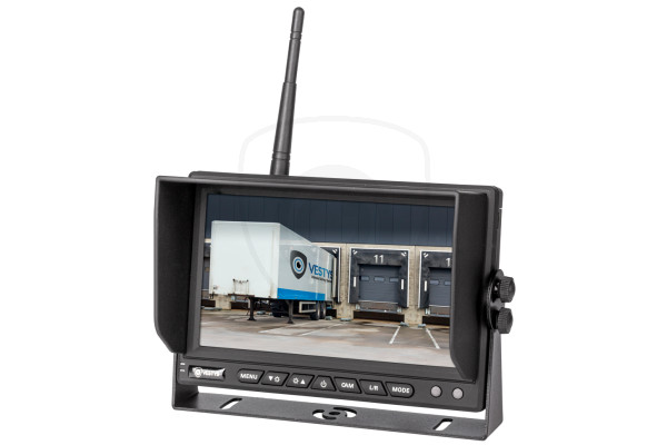 Bezprzewodowy zestaw kamera cofania i monitor do samochodów ciężarowych, samochodów dostawczych, ciężarówek, kamperów, kombajnów, ciągników VESTYS AHD