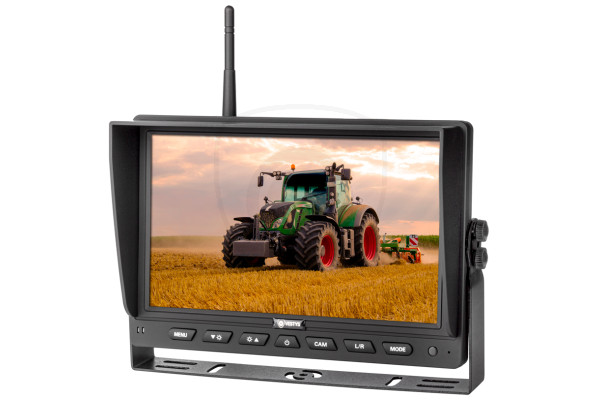 Bezprzewodowy zestaw kamera cofania i monitor do samochodów ciężarowych, samochodów dostawczych, ciężarówek, kamperów, kombajnów, ciągników VESTYS AHD