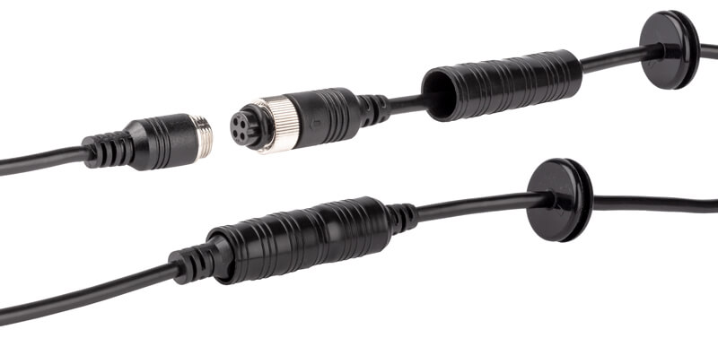 4-pinowy kabel zasilający z uszczelnieniem