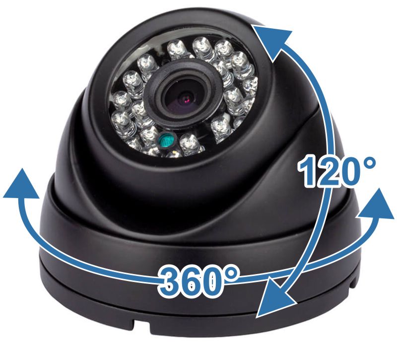 kamera cofania do autobusu z regulowanym kątem widzenia